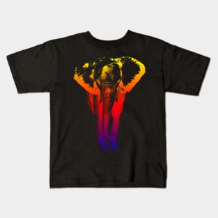 colored elephant Kids T-Shirt